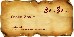 Cseke Zsolt névjegykártya